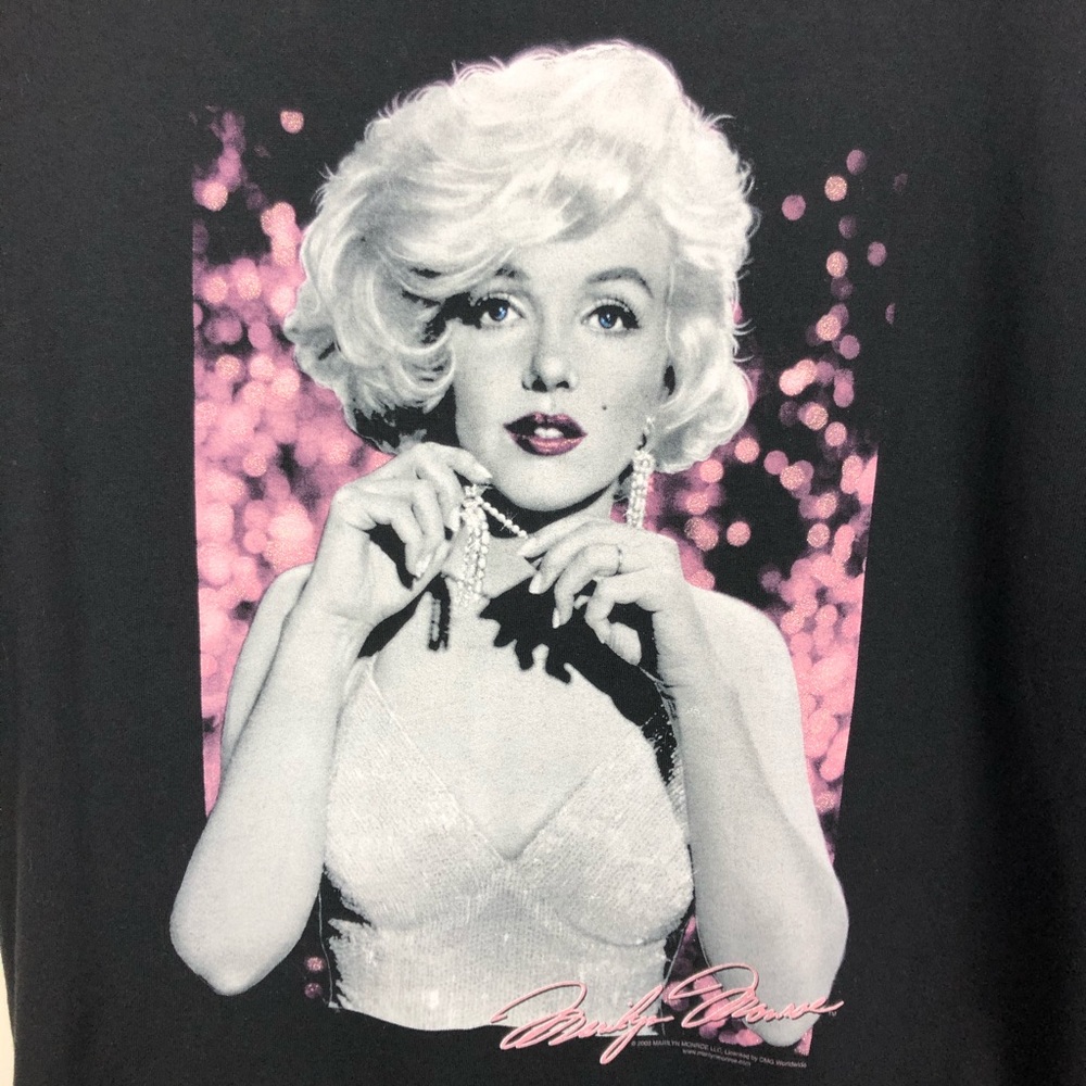 2003 Vintage Marilyn Monroe Graphic Tee Sz L - Picture 2 of 5